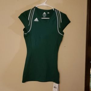 NWT ADIDAS Womens Volleyball Jersey green